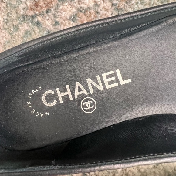 Chanel black quilted leather ballerina flats shoes - Picture 9 of 10